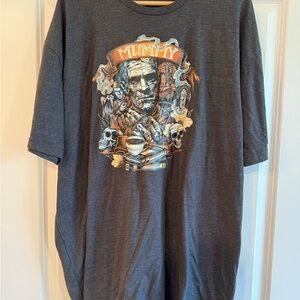 Mummy Graphic Charcoal T-Shirt